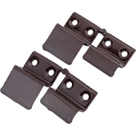 Пластиковый держатель для москитной сетки KOMFORT Москитные системы коричневый Комплект 4 шт ДП00617 