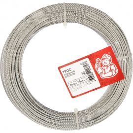 Стальной трос Стройбат DIN 3055 2мм 50м 254540 