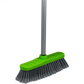 Щетка для сухой уборки пола In`loran ручка 110 см, салатовый M-100SL 