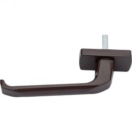 Оконная металлическая ручка Дверной Страж hr (коричневая) ДС42150 