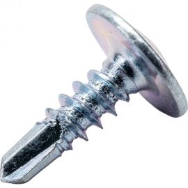 Саморез с прессшайбой Daxmer пшс 4,2x13 800 шт., цинк, усиленный, сверло 417895 