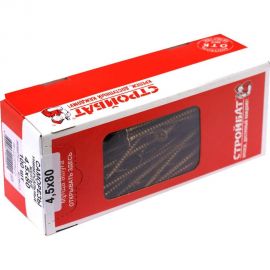 Универсальные желтые саморезы Стройбат 4.5х80 мм 100 шт.2641173/243101 