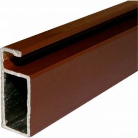 Рамный профиль москитной сетки KOMFORT Москитные системы 25х10, коричневый, 1500 мм РП00728 