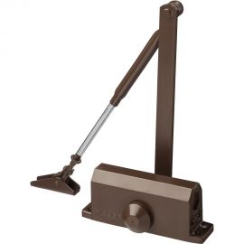 Дверной доводчик ЗУБР ПРОФЕССИОНАЛ для дверей массой до 100 кг, цвет коричневый 37912-100 