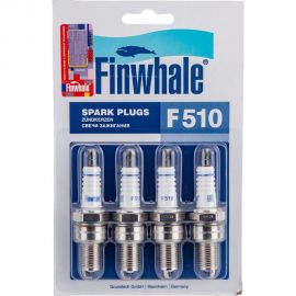 Свеча зажигания 4 шт LADA 2108-10 инжектор/Kalina/Granta/CHEVROLET Niva FINWHALE F510 