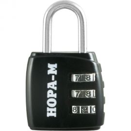 Навесной кодовый замок НОРА-М 615 черный 17071 