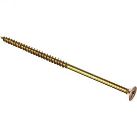 Универсальный саморез Tech-Krep 130х6,0 мм 50 шт желтый, коробка с окном 102278 