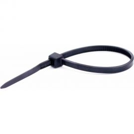Хомут-стяжка Невский Крепеж 4,2x300 мм, черный, нейлон, 4 шт. 900982 