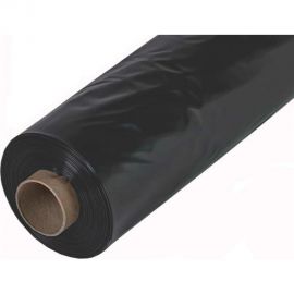 Техническая полиэтиленовая пленка Izoway черная, рукав 7/200 мкм, 1500 мм, 100 м 18776 