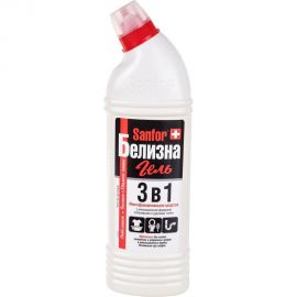 Средство для отбеливания и чистки тканей SANFOR Белизна 700 г гель 3 в 1 1966 601950 