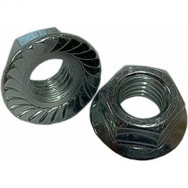 Шестигранная гайка с фланцем и насечками DINFIX DIN 6923, нерж. А2, М4, 10 шт. 00-00002658 