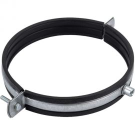 Хомут для вент. каналов Lucky Guy д=162 мм, 25х1,2 мм, оцинк., с рез. прокладкой 400 04 162 8Р 