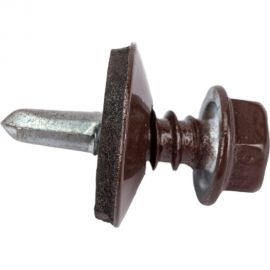 Кровельный саморез Качественный крепеж коричневый 5,5х19 160 шт 0500123 КЧ 