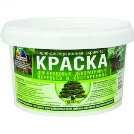 Акриловая краска РАДУГА в/д для садовых деревьев 3кг 1 17969 