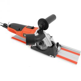 Циркулярная мини-пила MESSER M200 в комплекте 3 диска (алмаз, HSS, TCT) и направляющая шина 10-40-204 