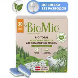 Таблетки для посудомоечной машины BioMio BIO-TOTAL Эвкалипт, 30 шт 510.04090.0101 