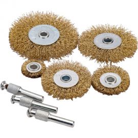 Корщетки набор (5 шт; 25, 38, 50, 63, 75 мм) FIT IT 38572 