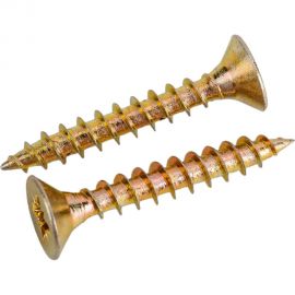 Шуруп крепежная техника желтый цинк, 4,5x30 50 шт. 11360 