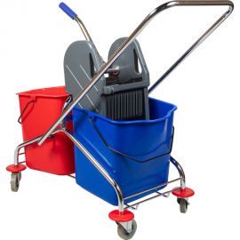 Уборочная тележка NV двухведерная 2x23, с отжимом NV-11372 