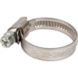 Хомут KRAFT 20-32 мм, нержавеющая сталь, уп. 100 шт. KT 880404 