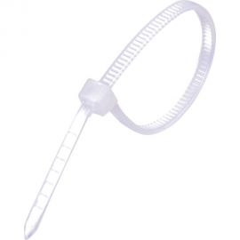Нейлоновая стяжка хомут ExeGate CV66-200x3.6W нейлон 6.6, 200x3.6 мм, неоткрывающаяся, halogen free, -40...+85C, белая, 100 шт. 292912 