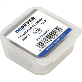 Резьбовые вставки DeBever M4x0.7, 1.5D, 10 предметов DB-TIM0407 