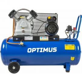Поршневой компрессор Optimus 420 л/мин, 2.2 кВт, 220 В, ресивер 100 л hd OPT-301042 