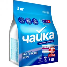 Стиральный порошок автомат Сонца 3кг Чайка Балтийское море универсальное 87001 