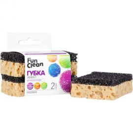 Губка для посуды Fun Clean "Эффект" 2 шт. 7769 