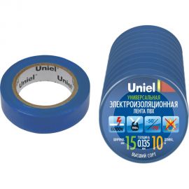 Изоляционная лента Uniel 10/15/10 BLU UIT-135P 4518 