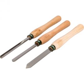 Комплект токарных резцов 3 шт Record Power 51727 