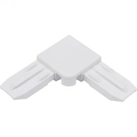 Соединительный пластиковый уголок для москитного профиля Невский Крепеж белый, 4 шт. 826229 