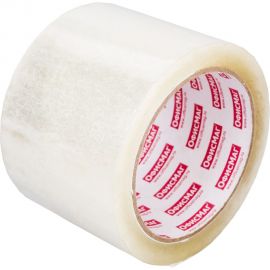 Упаковочная клейкая лента ОФИСМАГ 72 мм х 66 м, прозрачная, толщина 45 микрон 440109 