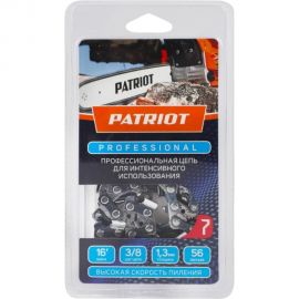 Цепь пильная PROFESSIONAL 91LP-56E (16""; 3/8; 1.3 мм; 56 звеньев) PATRIOT 862321040 