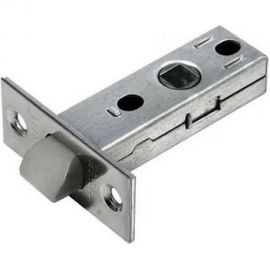 Межкомнатная защелка с пластиковым язычком MORELLI LP6 45 SC цвет - матовый хром 9013940 