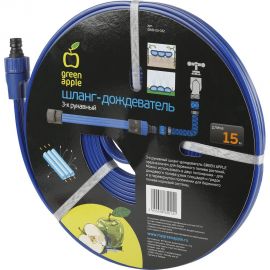 Шланг для капельного полива GREEN APPLE 3-х рукавный, 15 м Б0003088 