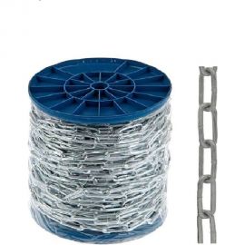 Длиннозвенная цепь МЕТАЛЛСЕРВИС DIN 763, 4 мм, оцинкованная, 38 м 1227104 