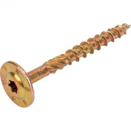 Универсальный саморез ГОСКРЕП конструкц. 8,0 x 80 желт.,пресс шайба TX40 14-0016930 