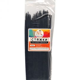 Хомут Netlink nylon 7.6x400 мм 100 шт черный УТ000000492 