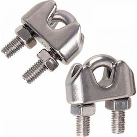 Канатный зажим КРЕП-КОМП нержавейка А2, DIN 741, М5, 20 шт. зкн5ф 