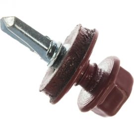 Кровельный саморез Kenner 5,5х19 RAL3011 красно-коричневый 300шт ск55193011ф 