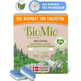 Таблетки для посудомоечной машины BioMio BIO-TOTAL Эвкалипт, 100 шт 510.73090.0101 