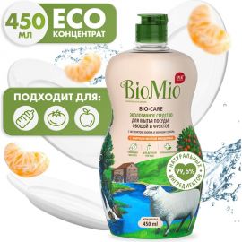 Средство для мытья посуды, овощей и фруктов BioMio BIO-CARE Мандарин, 450 мл 508.04089.1801 
