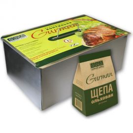 Универсальная коптильня Camping World Gurman размер L, 2 яруса 138206 