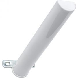 Кронштейн с пластиковой накладкой ALDEGHI LUIGI SPA 235 мм, оцинкованный, цвет: белый 2505PB25 