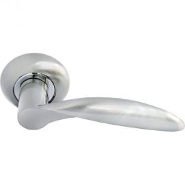 Дверная ручка MORELLI ""Портал"" MH-07 SN, цвет - белый никель 9010586 