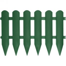 Садовое ограждение Протэкт Штакетник высота 40 см, хаки СОШ-25/16 Х 