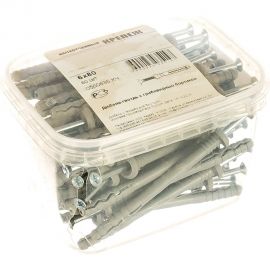 Дюбель-гвоздь с грибовидным бортиком Качественный КРЕПЕЖ 60 штук 0500635 КЧ 