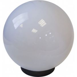 Садово-парковый светильник ЭРА шар, белый, D400mm, Е27 НТУ 01150401 Б0048739 