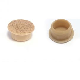 Заглушка на отверстие с текстурой ЕВРОПАРТНЕР d14 дуб салинас св., 12 шт. 16 0766 1 